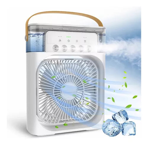 Ventilador Portatil Con Humidificador